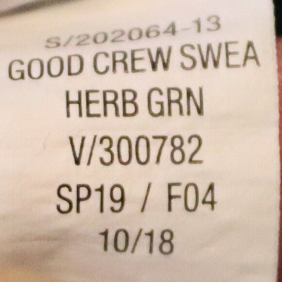 Old Navy Green Good Crew Pullover Long Sleeve Sweatshirt Size Medium Lounge - Picture 4 of 12